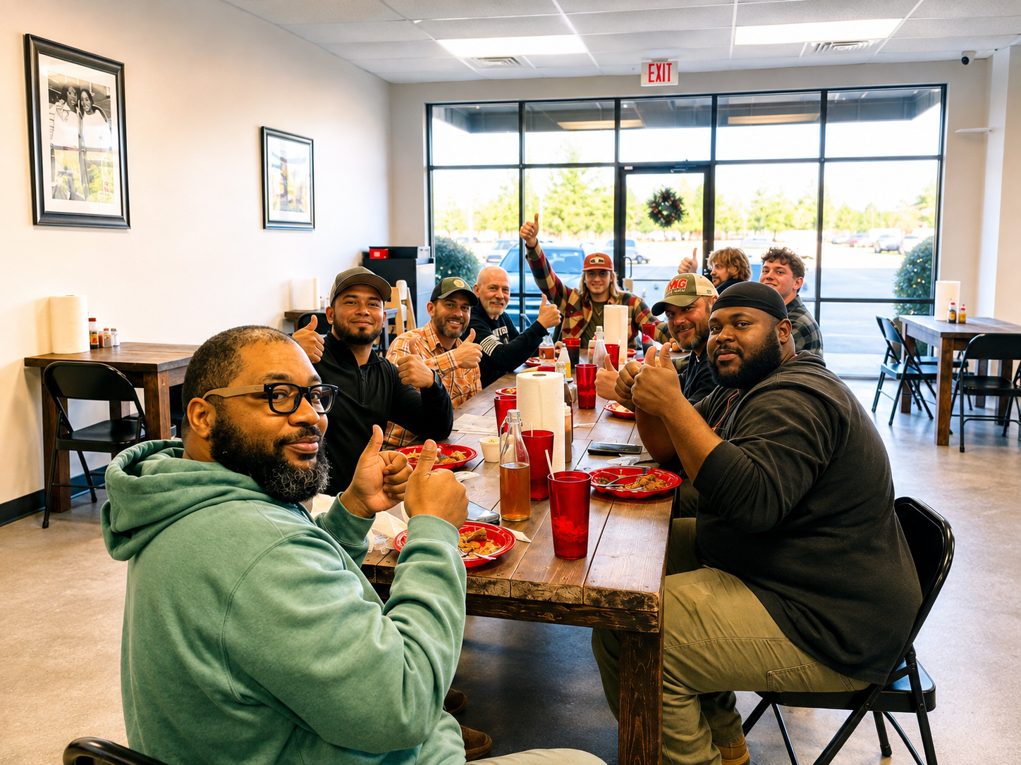 Family celebrating at Soul Revival
